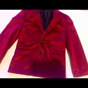 Holiday Boys Náutica Red Velvet Blazer size 6